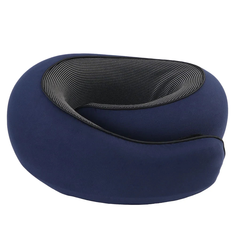 Travel Neck Pillow | Memory Foam U-Shaped | Adjustable Fit