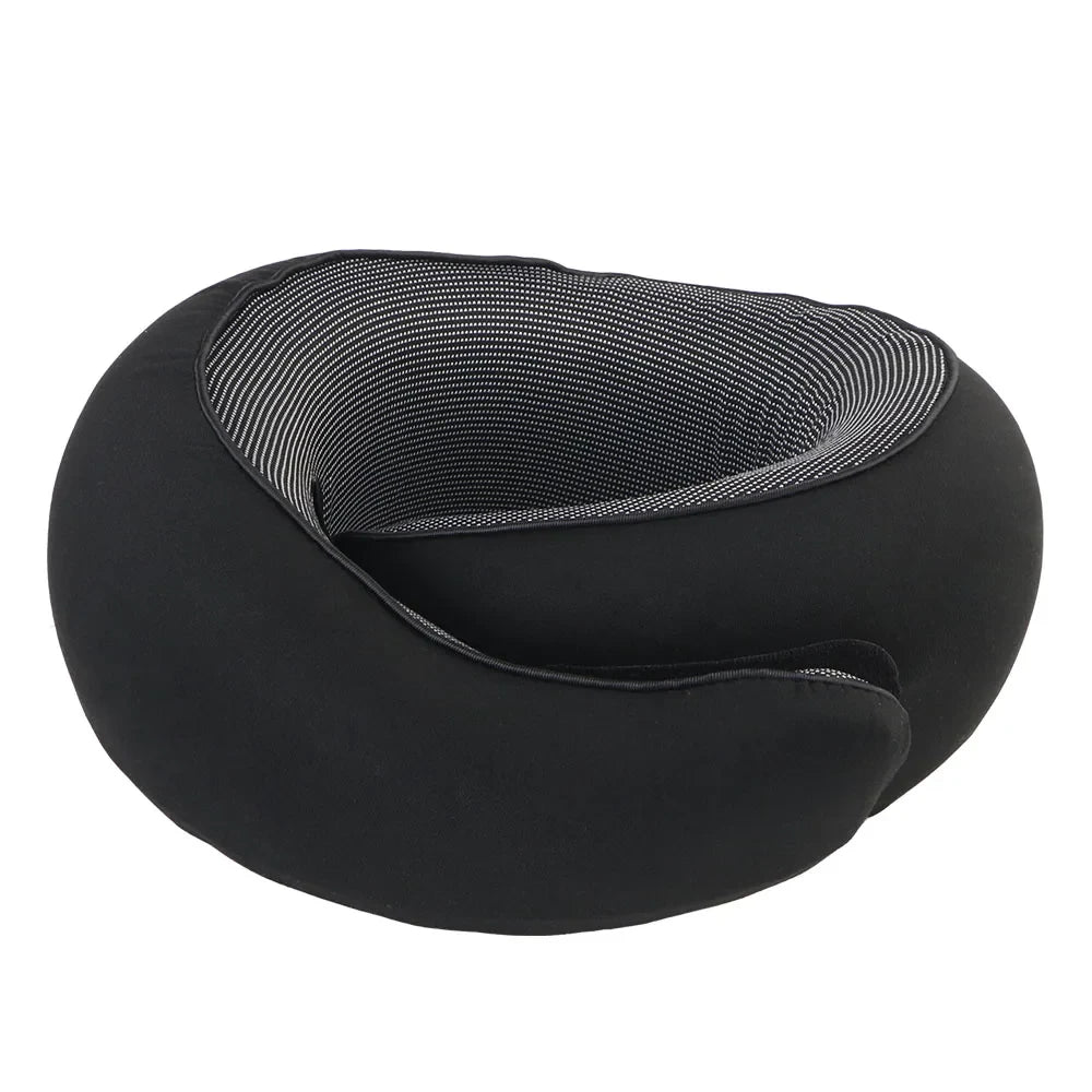 Travel Neck Pillow | Memory Foam U-Shaped | Adjustable Fit