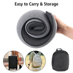Travel Neck Pillow | Memory Foam U-Shaped | Adjustable Fit