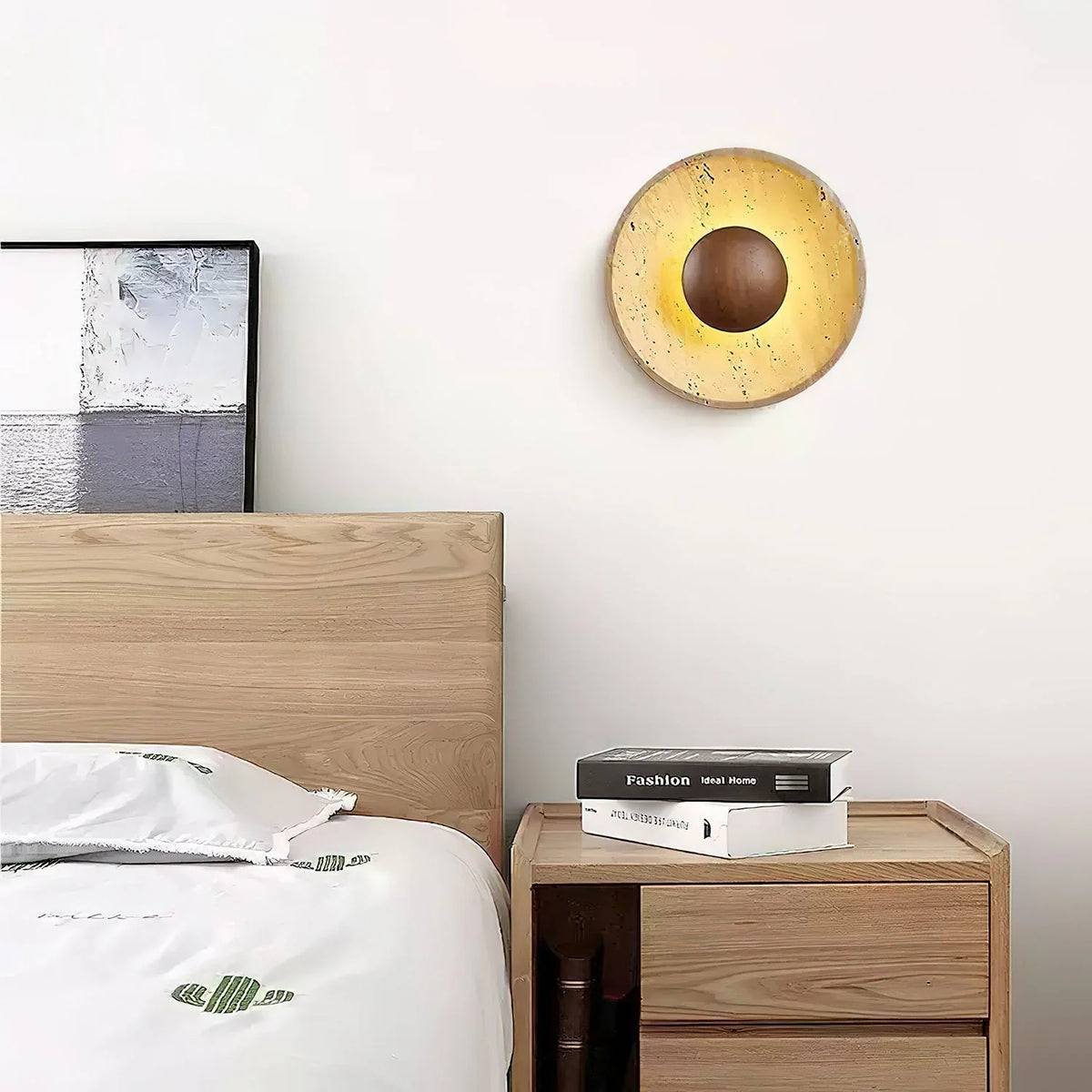 Travertine Wall Lamp