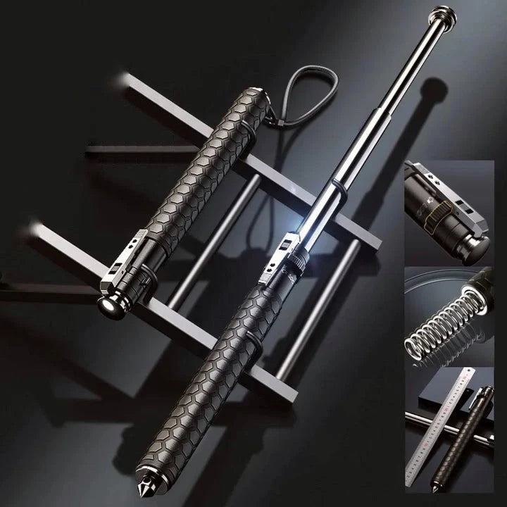 Trekking Pole | Quick-Deploy Automatic Extension & Ergonomic Anti-Slip Handle