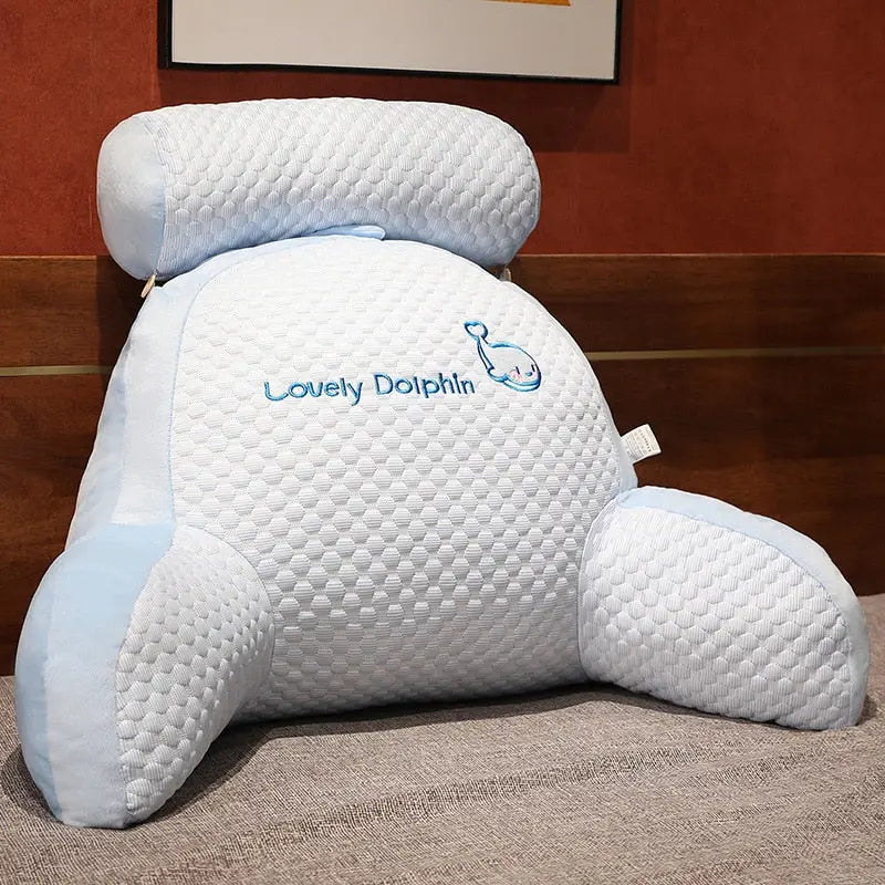Triangle Pillow | Ergonomic Back & Neck Support | Sizes S & L