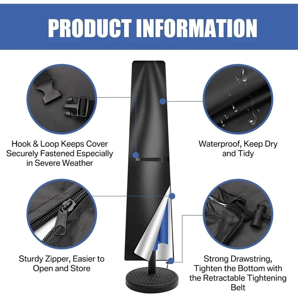 Umbrella Cover | Waterproof & UV-Resistant | 210D Oxford Fabric