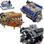 V8 Engine Model Kit | Gasoline-Powered With CDI Ignition