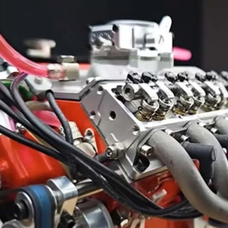 V8 Engine Model Kit | Gasoline-Powered With CDI Ignition