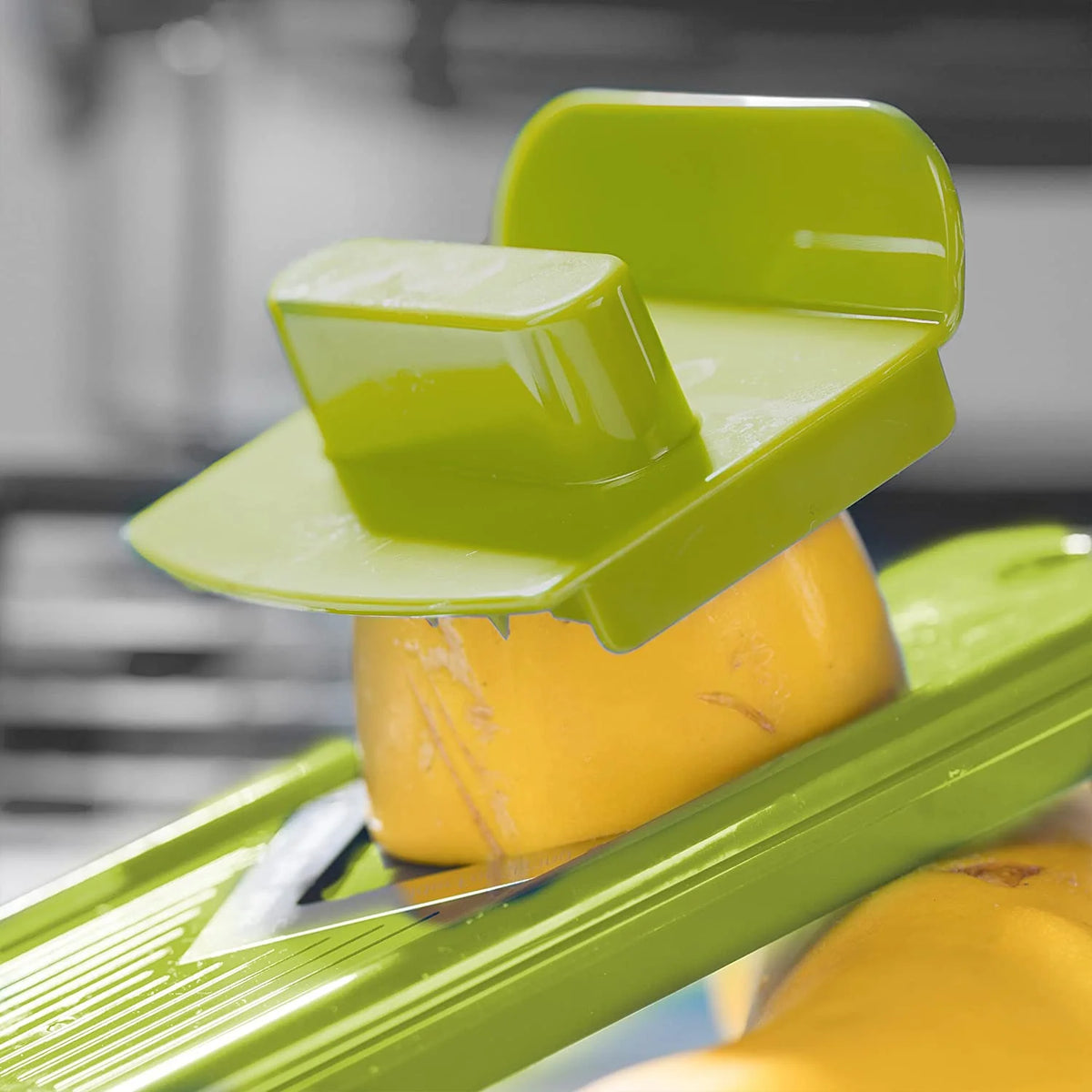 Vegetable Slicer | 12-in-1 Stainless Steel Blades & Hand Guard