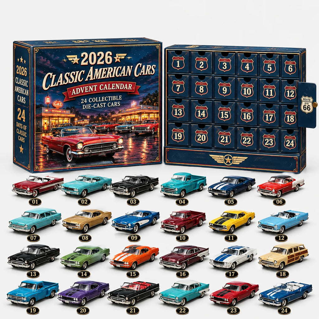 Vehicle Advent Calendar | Die-Cast Metal Models | 24 Vehicles