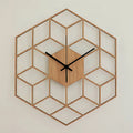 Wall Clock | Hexagonal Bamboo & Silent Movement