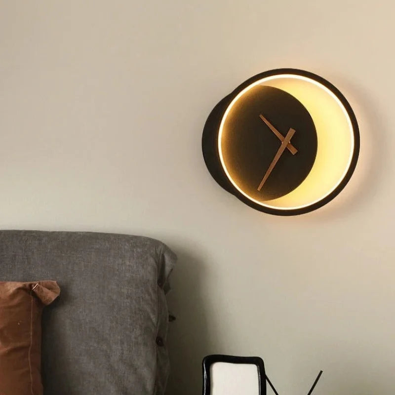 Wall Clock | Integrated LED Ambient Lighting & Silent Sweeping Movement | 30 cm