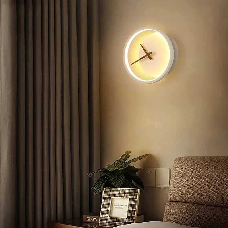 Wall Clock | Integrated LED Ambient Lighting & Silent Sweeping Movement | 30 cm
