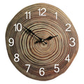Wall Clock | Natural Wood Finish & Silent Quartz | 30 cm