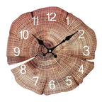 Wall Clock | Natural Wood Finish & Silent Quartz | 30 cm