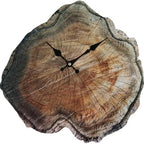 Wall Clock | Natural Wood Finish & Silent Quartz | 30 cm