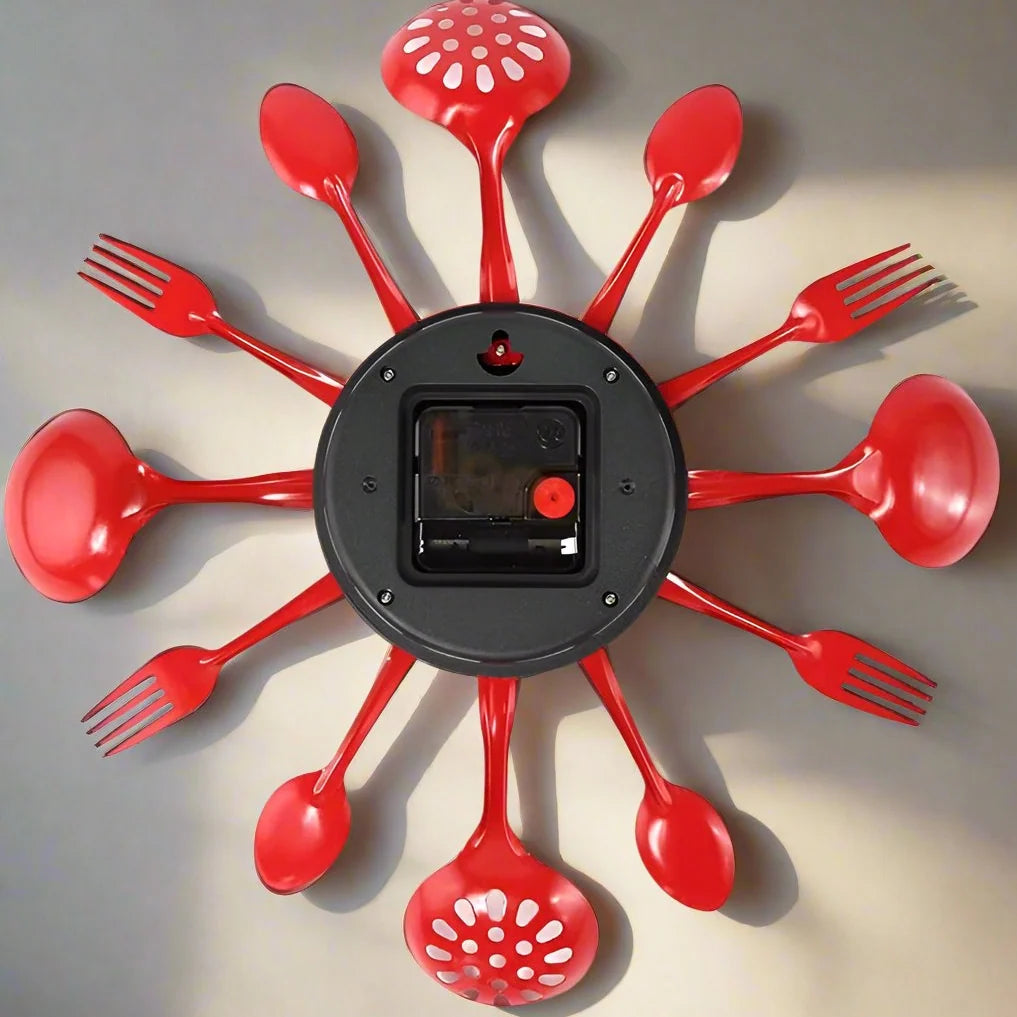 Wall Clock | Silent Quartz & Bold Round Design