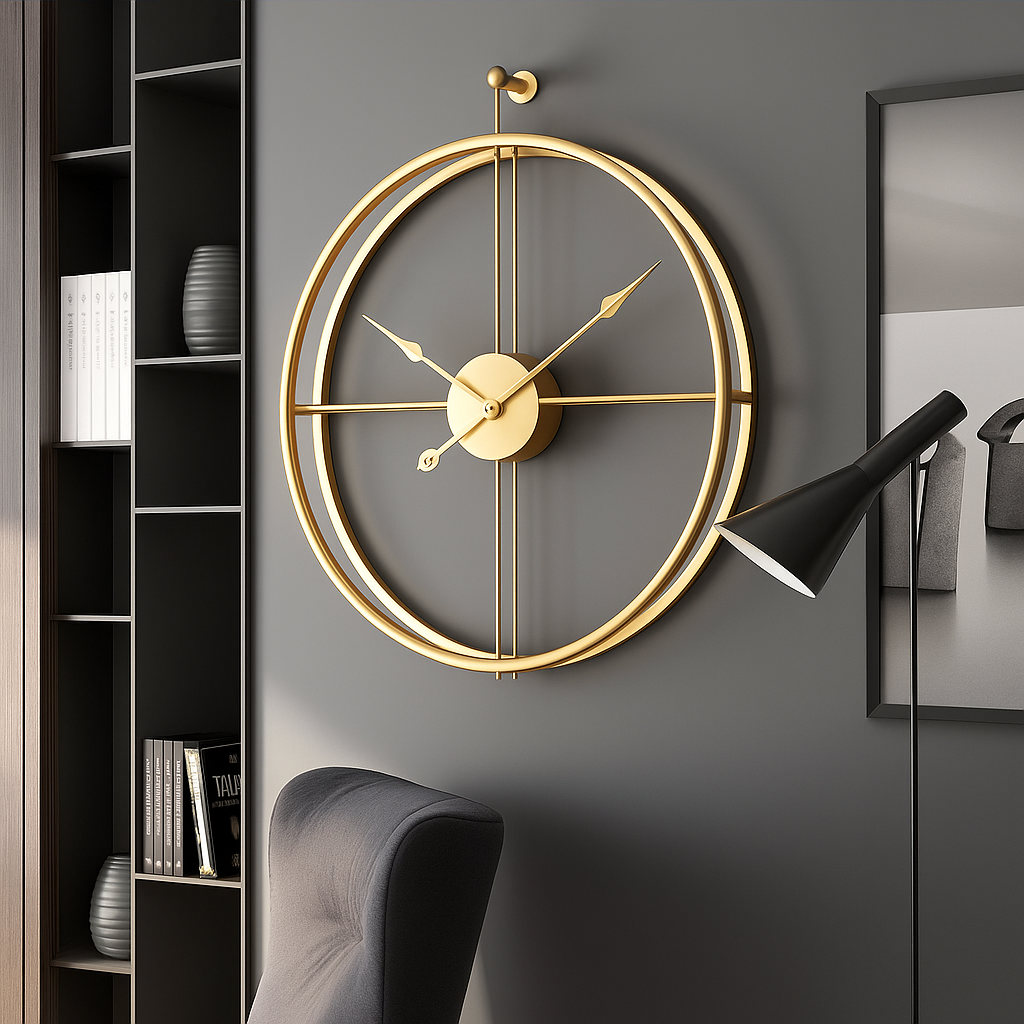Wall Clock | Silent Quartz Movement & Modern Design