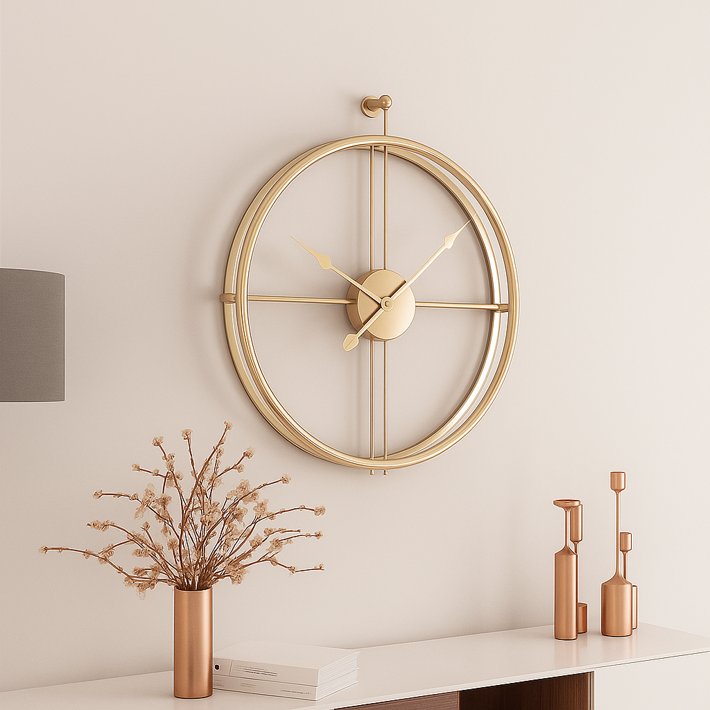 Wall Clock | Silent Quartz Movement & Modern Design