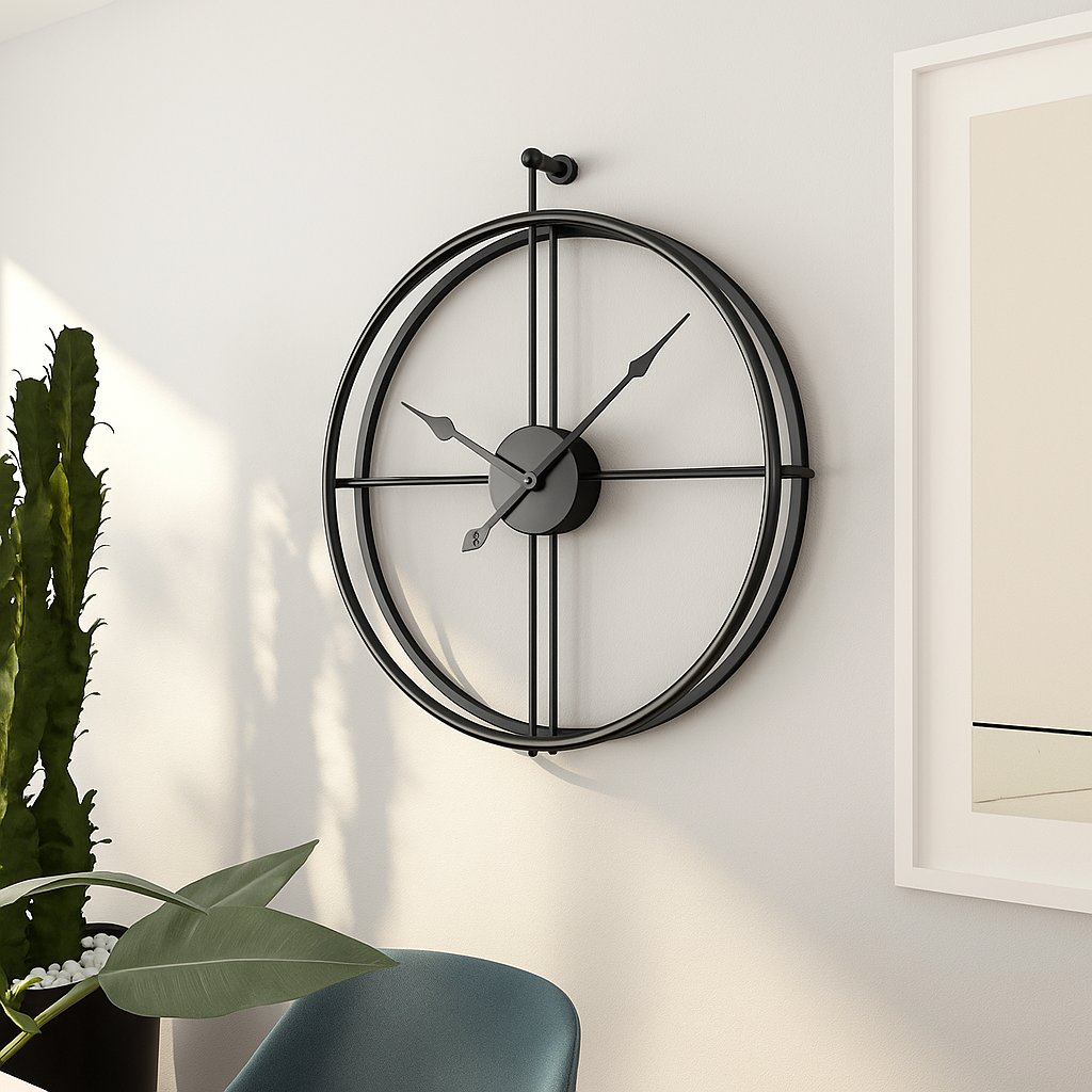 Wall Clock | Silent Quartz Movement & Modern Design