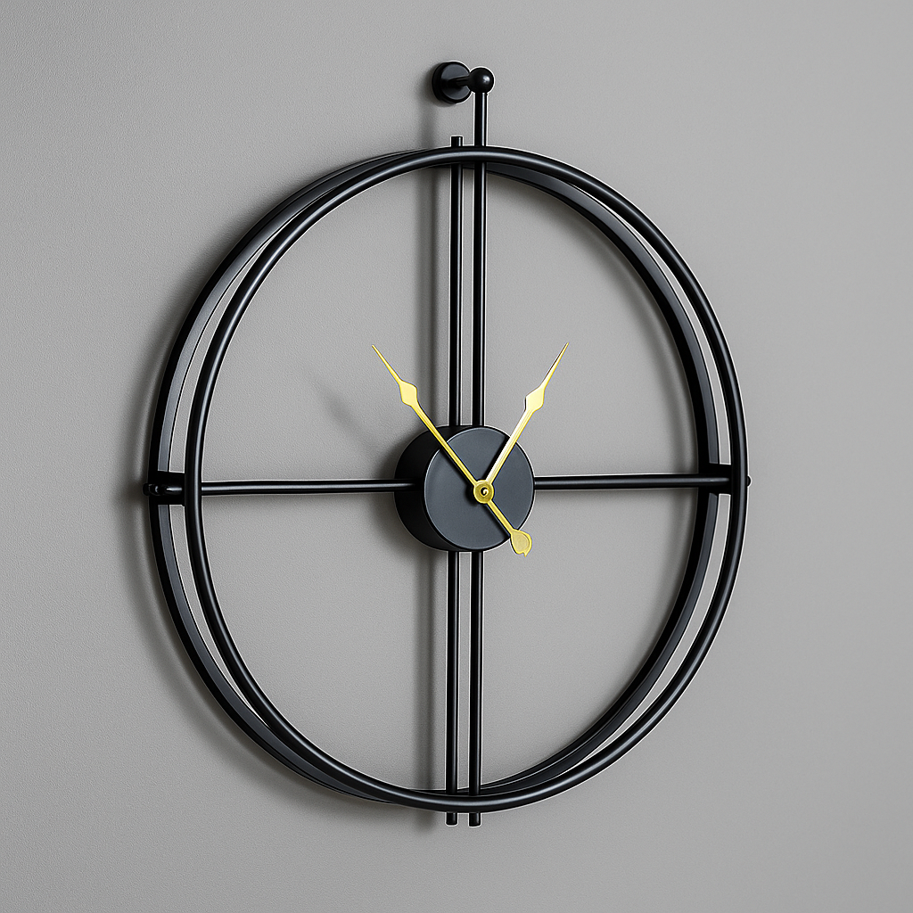 Wall Clock | Silent Quartz Movement & Modern Design