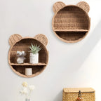 Wall Shelf | Animal-Shaped Natural Wood