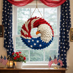 Wall Wreath | Boxwood Eagle Design & Quick-Hang | 30 cm