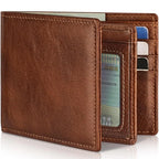 Wallet | Genuine Leather RFID-Blocking Bifold | Slim Design