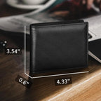 Wallet | Genuine Leather RFID-Blocking Bifold | Slim Design