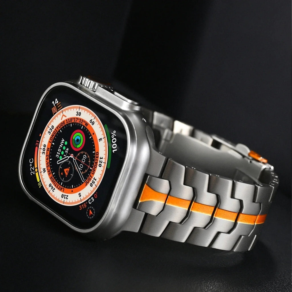 Watch Band | Lightweight Titanium & Hypoallergenic Clasp | Quick Release