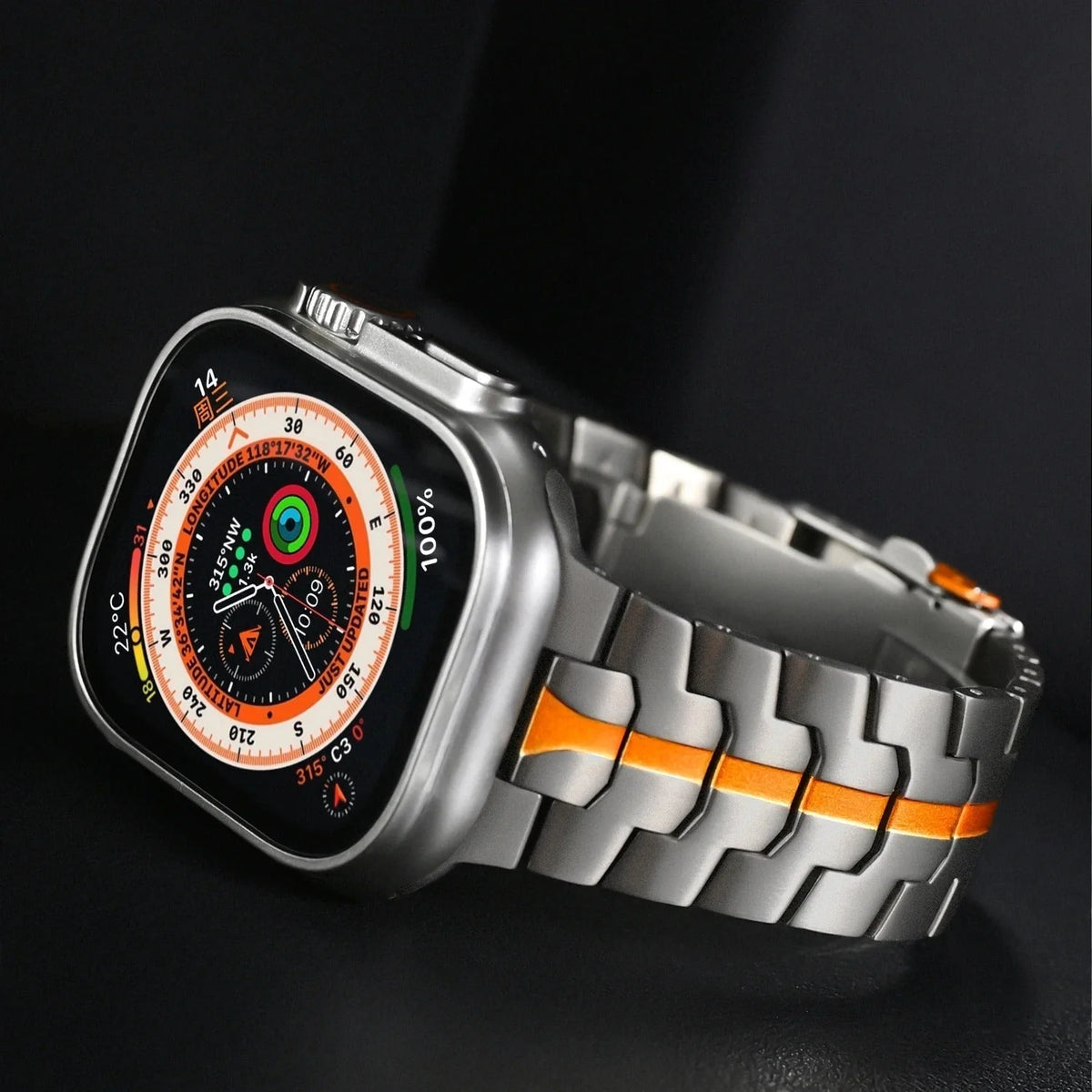 Watch Band | Lightweight Titanium & Hypoallergenic Clasp | Quick Release