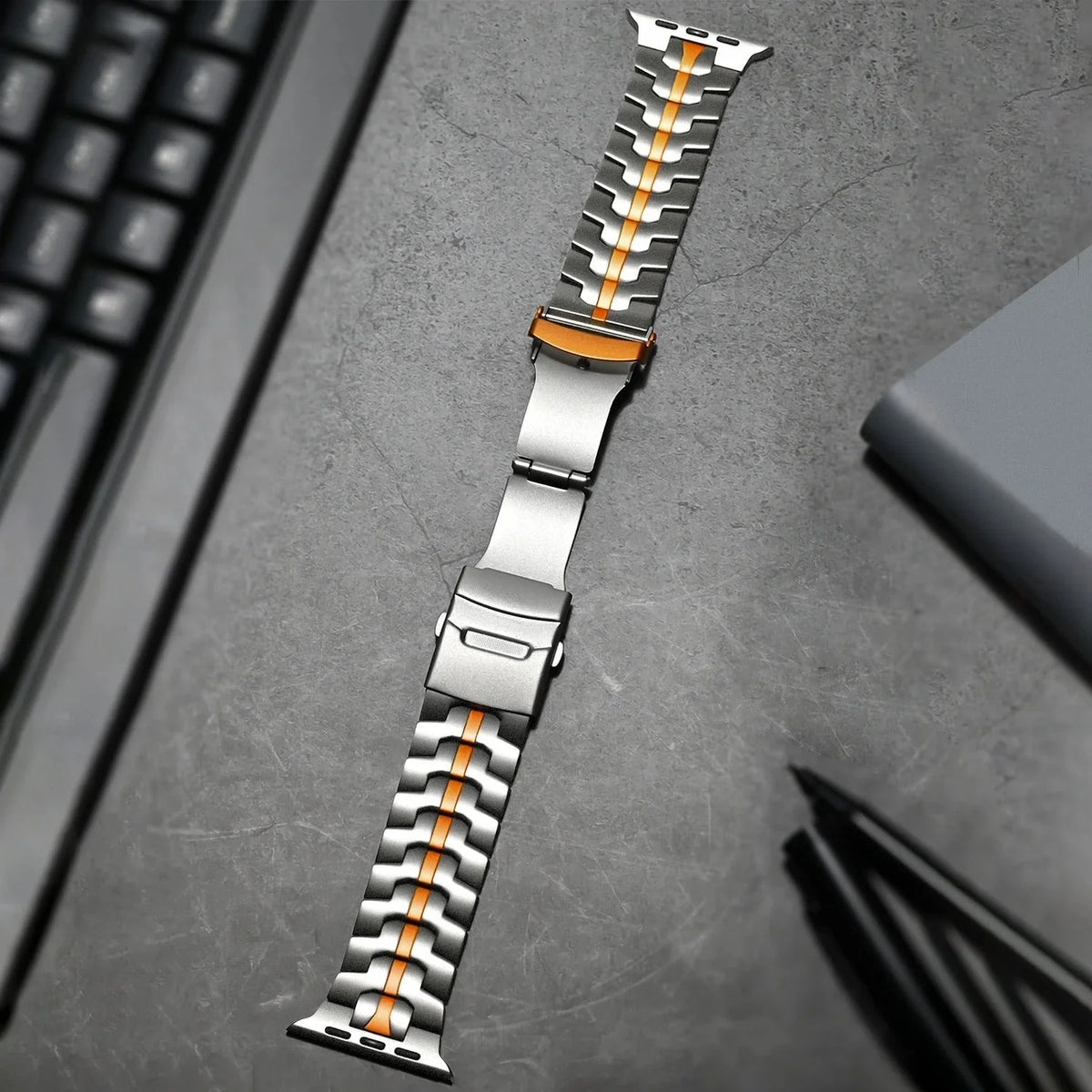 Watch Band | Lightweight Titanium & Hypoallergenic Clasp | Quick Release