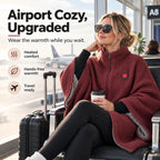 Wearable Heated Blanket | Hands-Free Design & Active Heating | 3 Heat Settings
