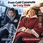 Wearable Heated Blanket | Hands-Free Design & Active Heating | 3 Heat Settings