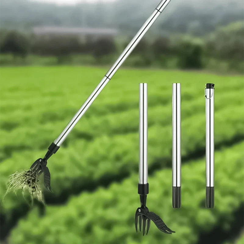Weed Remover | Stainless Steel & Back-Friendly | Detachable Handle
