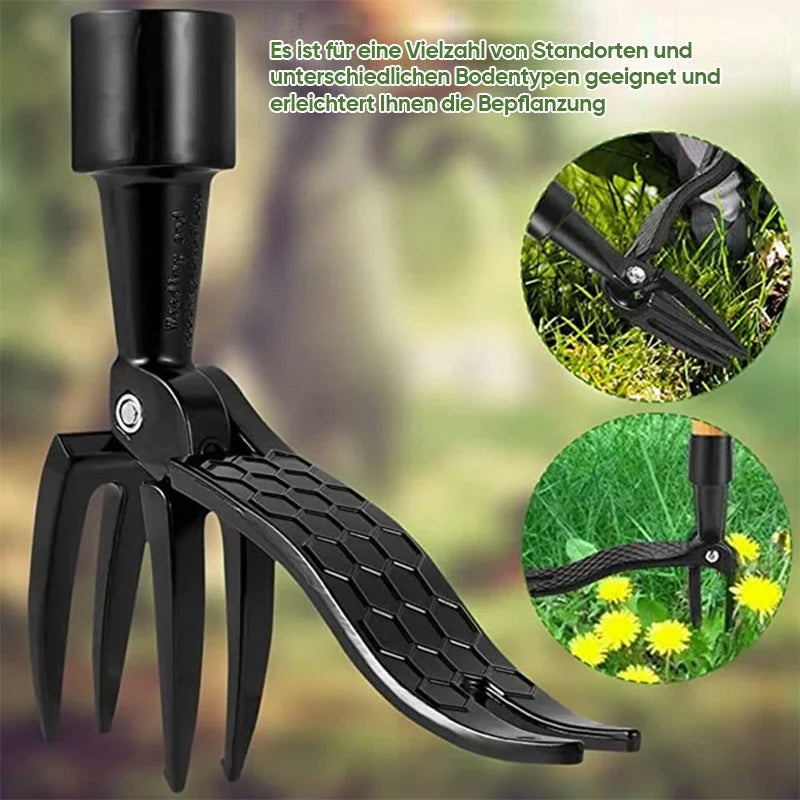 Weed Remover | Stainless Steel & Back-Friendly | Detachable Handle