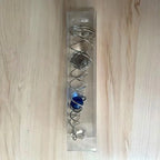 Wind Spinner Accessory | Rotating Stainless Steel Crystal Spiral | Weather-Resistant