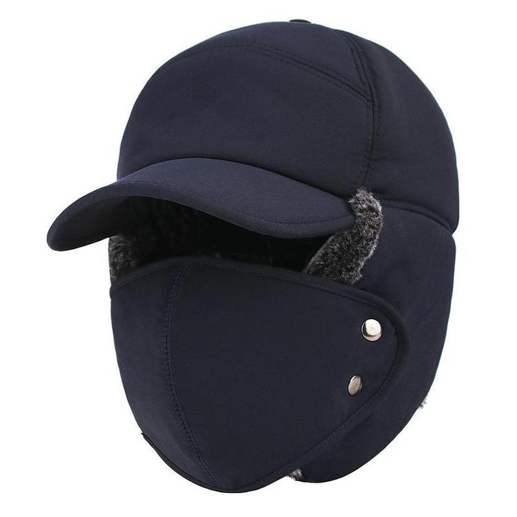 Winter Hat | Windproof & Breathable | Removable Face Mask