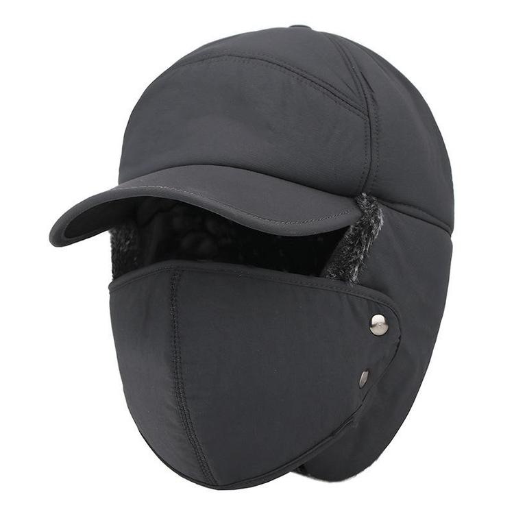 Winter Hat | Windproof & Breathable | Removable Face Mask