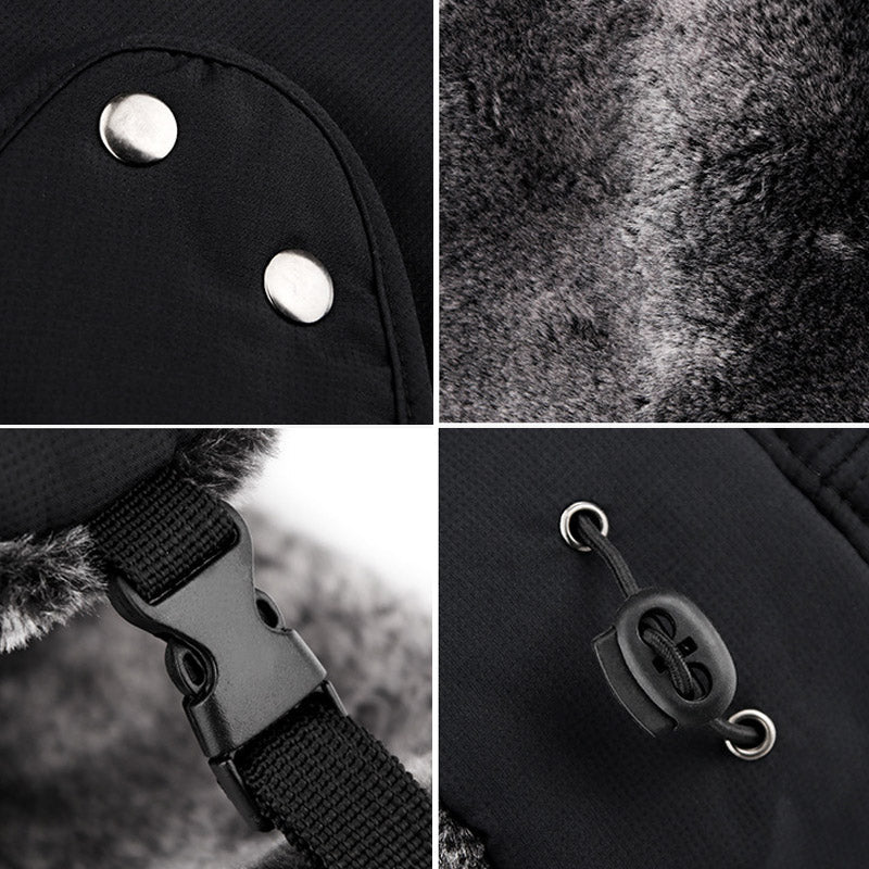 Winter Hat | Windproof & Breathable | Removable Face Mask