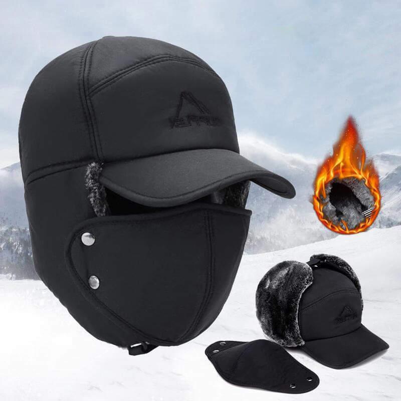Winter Hat | Windproof & Breathable | Removable Face Mask