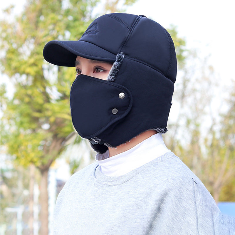 Winter Hat | Windproof & Breathable | Removable Face Mask