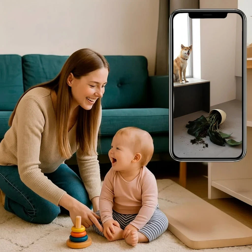 Wireless Security Camera | 1080P Video & Motion Detection | Infrared Night Vision