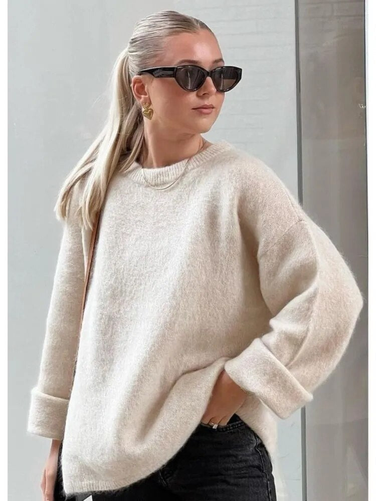 Women's Sweater | Soft Mohair & Wool Blend