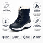 Women's Winter Ankle Boots | Cozy Lined Slip-On & Water-Repellent