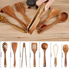 Wooden Cooking Utensil Set