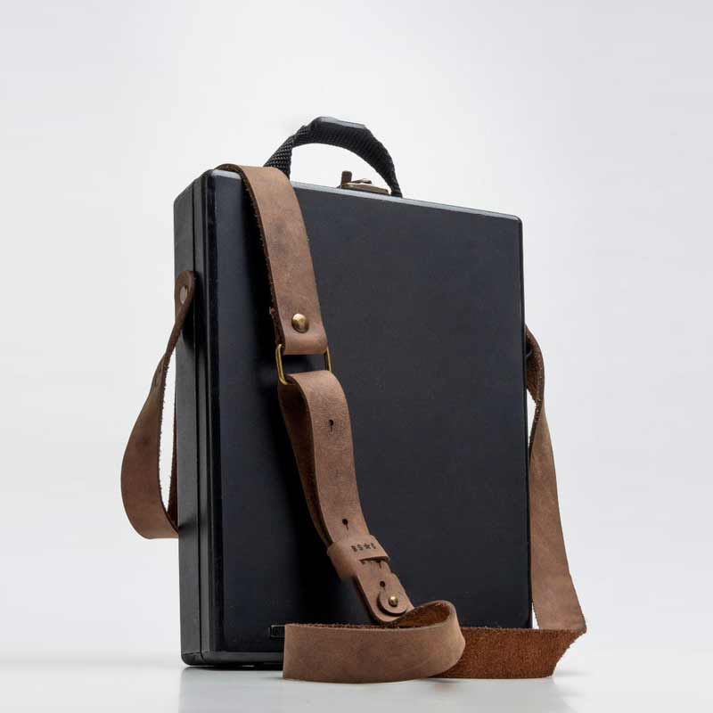 Writers Messenger Box | Walnut & Leather Briefcase Design | A5
